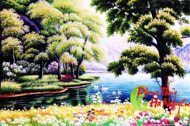 Tranh đá quý phong cảnh nước ngoài
